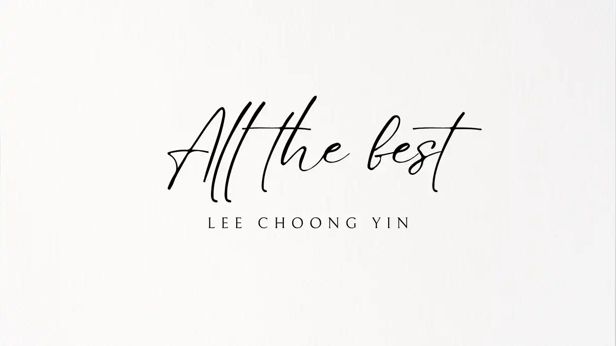 A New Chapter for Lee Choong Yin