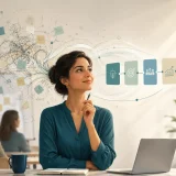 woman imagining